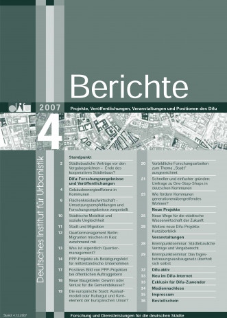 Cover:Difu-Berichte 4/2007