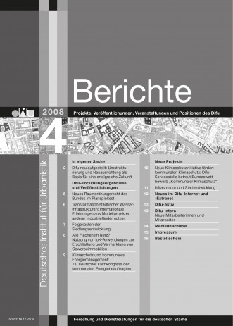 Cover: Difu-Berichte 4/2008