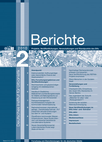 Cover: Difu-Berichte 2/2010