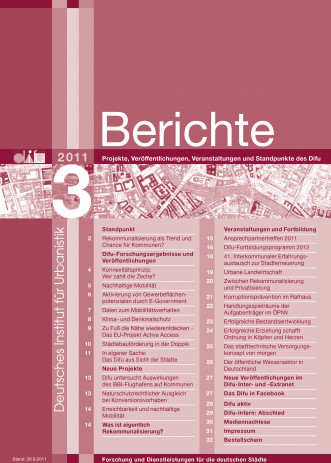 Cover: Difu-Berichte 3/2011