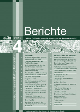 Cover: Difu-Berichte 4/2012