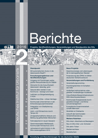 Cover: Difu-Berichte 2/2016