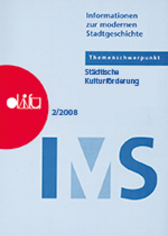 Cover: Städtische Kulturförderung