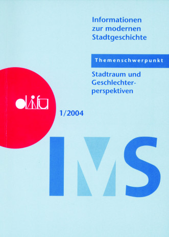 Cover: Stadtraum und Geschlechterperspektiven