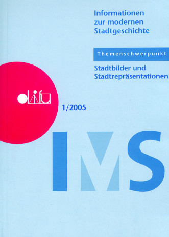 Cover: Stadtbilder und Stadtrepräsentationen