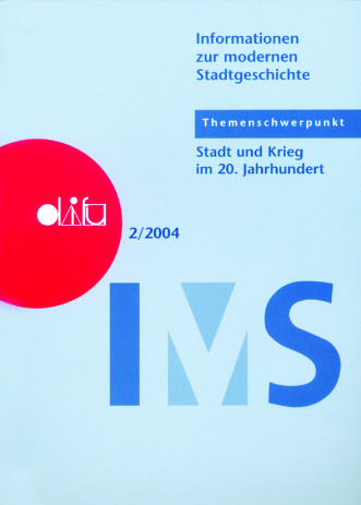 Cover: Stadt und Krieg im 20. Jahrhundert