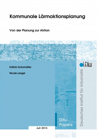 Cover: Kommunale Lärmaktionsplanung