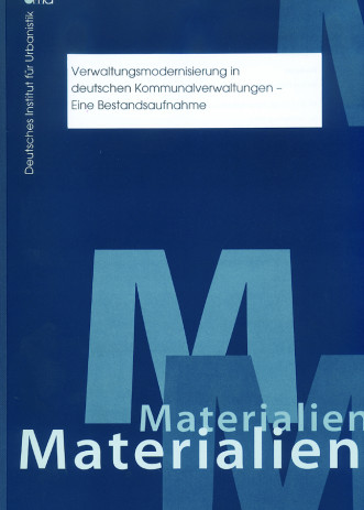 Cover: Verwaltungsmodernisierung in deutschen Kommunalverwaltungen