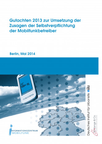 Cover: Gutachten 2013 zur Umsetzung der Zusagen der Selbstverpflichtung der Mobi