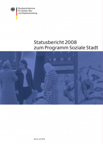 Cover: Statusbericht 2008 zum Programm Soziale Stadt