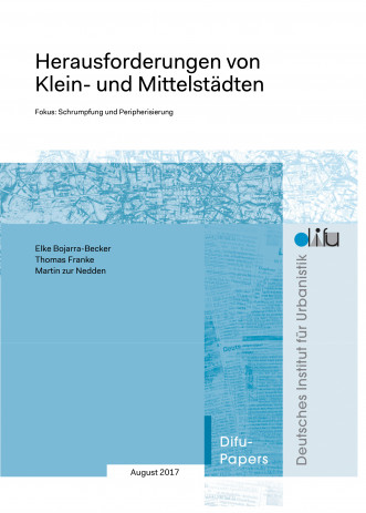 Cover: Herausforderungen von Klein- und Mittelstädten