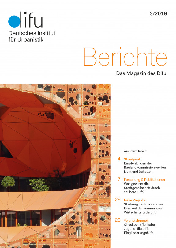 Cover Difu-Berichte 3/2019