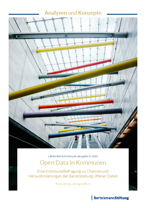 Cover-Abbildung der Studie Open Data in Kommunen