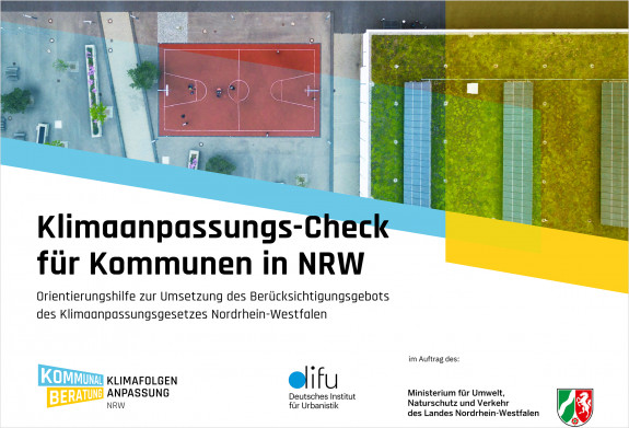 Cover Klimaanpassungs-Check für Kommunen in NRW