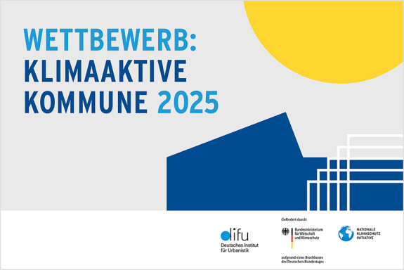 Keyvisual Wettbewerb Klimaaktive Kommune 2025