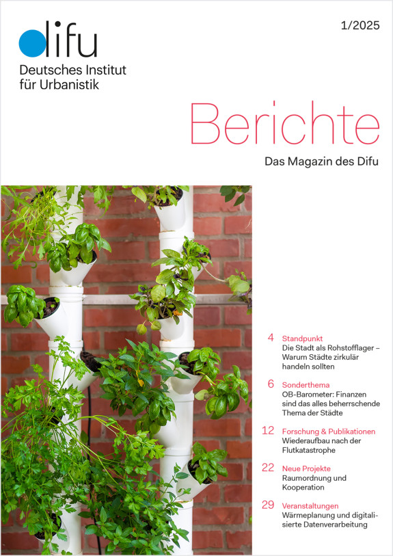 Cover Berichteheft 1/2025