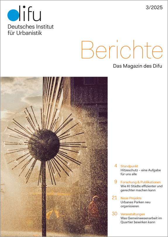 Cover des Berichteheftes 2/2025 